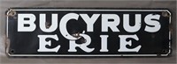 Bucyrus Erie Cranes Porcelain Sign