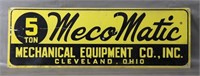 Vintage Mecomatic Advertising Sign