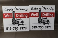 Robert Dennis Plastic Advertising Signs