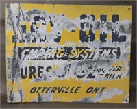 Vintage Sav Oil Otterville Advertising Sign