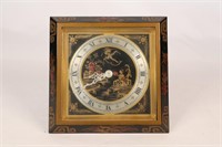 Chelsea Chinese lacquer desk clock
