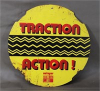 Vintage Autopar Traction Action Sign