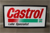 Castrol Illuminated Sign