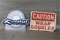 Renthal Chainwheels And Caution Signs