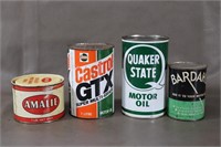 Vintage Petroleum Cans - Full
