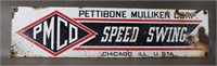 PMCO Speed Swing Porcelain Sign
