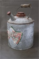 Vintage GSW Galvanized Fuel Can