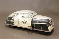 Vintage Walt Reach Courtland Patrol Car No 7 Tin