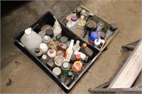 2 Tray Lots - Oils, Sprays