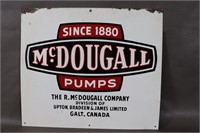 Vintage McDougall Pumps Advertising Sign
