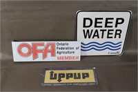 Deep Water, UPPUP Hydraulics, OFA Signs