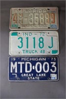 3 USA Plates