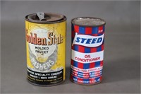 2 Vintage Automotive Cans