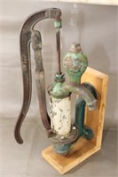 Antique McDougall Brass Cylinder Hand Water Pump