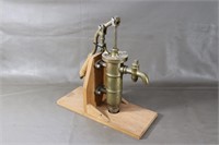 Antique Full Brass Wall Mount Hand Water Pump