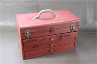 Vintage Tool Box With Contents