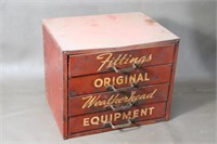 Vintage Weatherhead Fittings Cabinet W/contents