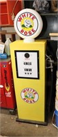 White Rose Gas Pump Replica Storage Unit