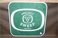 Project Sweep Ontario Sign