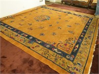 Antique Chinese Nichols-style rug