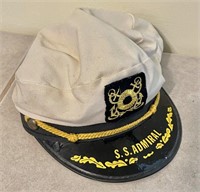 Vintage S.S. Admiral souvenir cap