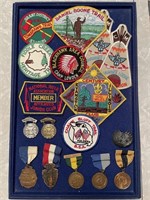 Boy Scout awards and patches