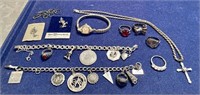 Sterling silver jewelry lot