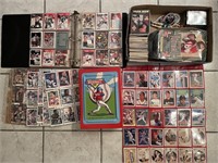 Large group of sports cards