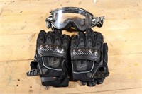 2 Pair Dirt Bike Gloves And Goggles