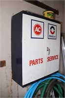 Vintage AC Delco Storage Cabinet