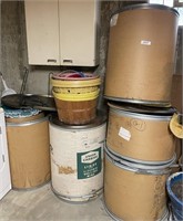 Cardboard storage drums and baskets