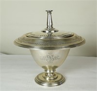Sterling bowl & Cover