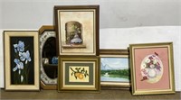 (G) Oil Paintings on Canvas and Mirror Various