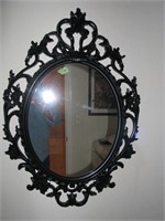Ornate frame mirror