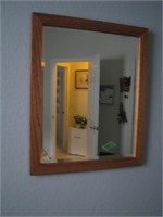 28" Wooden frame mirror