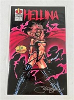 (SIGNED) HELLINA #1 - LIGHTNING COMICS - BY