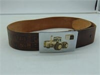 White Belt Buckle and Field Boss Belt