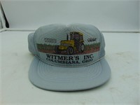 RARE HAT!! Yellow White American 80