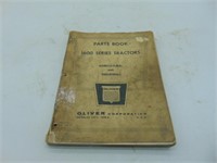 Oliver 1600 Series Parts book