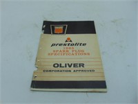 Oliver Prestolite Spark Plug  Specifications