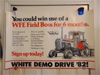 White Demo Drive '82 Poster