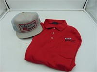 White New Idea Polo Shirt and Hat