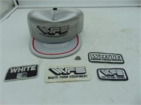 White Chrome Hat and Patches