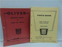 Oliver Super 44 Operators Manual and Parts Manual