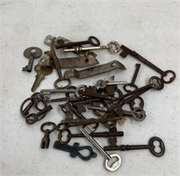 Skeleton, keys and bottle openers
