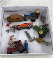 Old toys lot-pewter, john deere etc