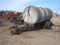 WATER TANK ON TRUCK FRAME