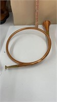 Brass or copper horn