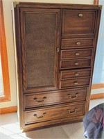 Matching mens chest with hidden jewelry drawer