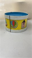 Ohio arts tin litho drum